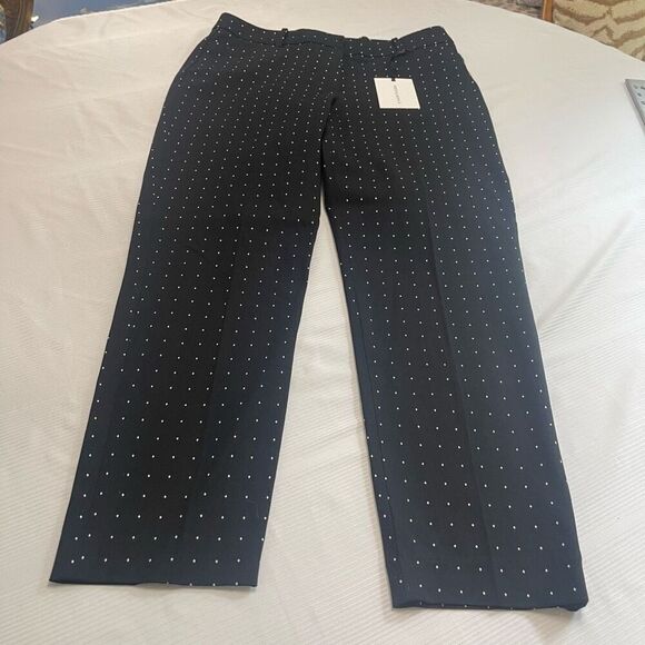 41 Hawthorn Pants - NWT 41 Hawthorn Black White Becca Straight Leg Printed Pants Size 10 New